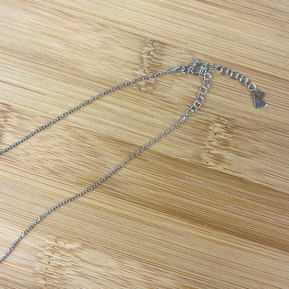 Brand New Sterling Silver 18" Fish Necklace Heart Pave Crystals 925 Stamped - Picture 12 of 15